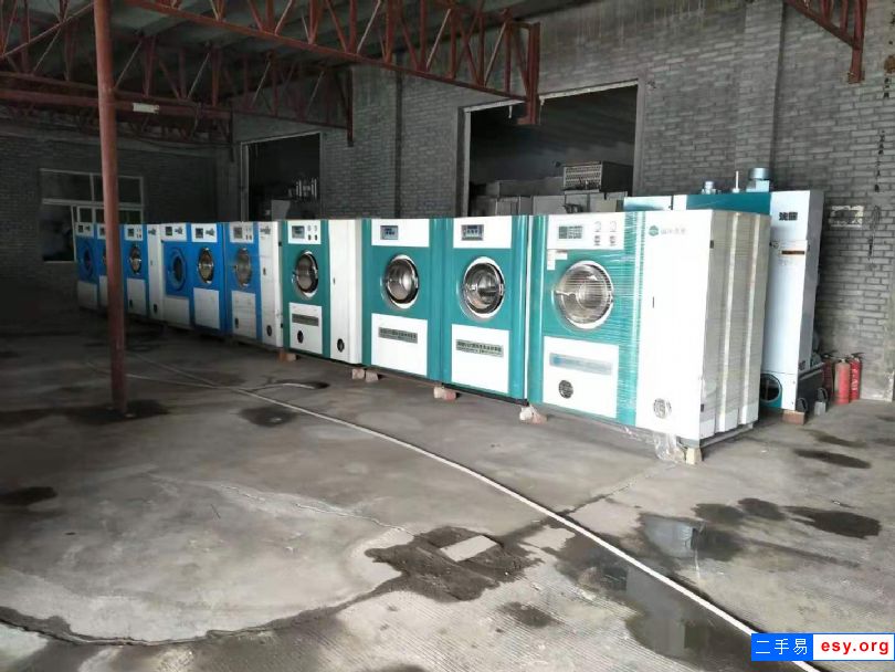 洗涤布草大型二手全自动水洗机烘干机烫平机折