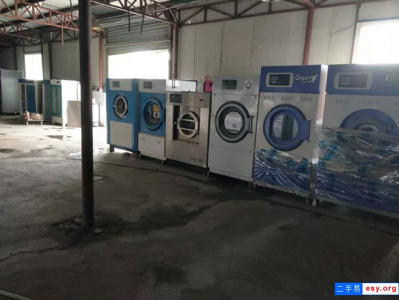 二手设备全自动水洗机烘干机烫平机二手洗涤设备