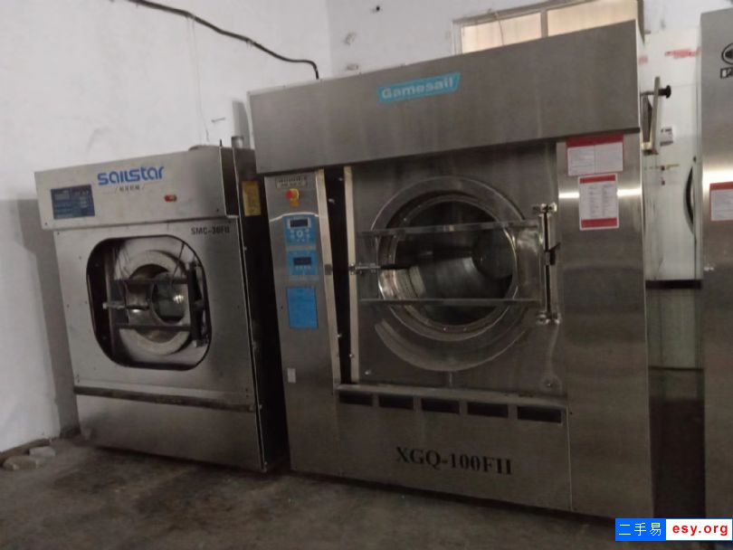唐山转让二手九成新水洗机干洗机烫平机等洗涤设备