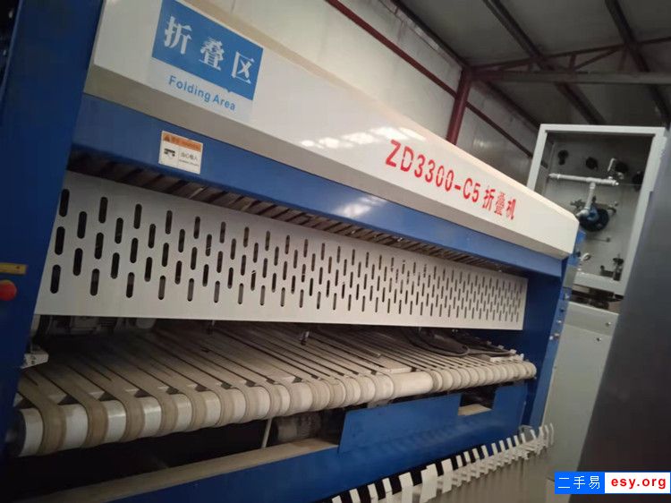 转让二手力净百强烫平机折叠机