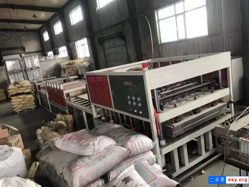 回收江苏艾斯曼120.75单螺杆板材生产线