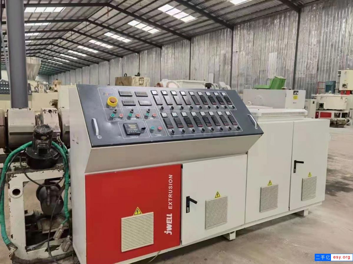 购置出售二手海金纬80锥形双螺杆发泡板生产线