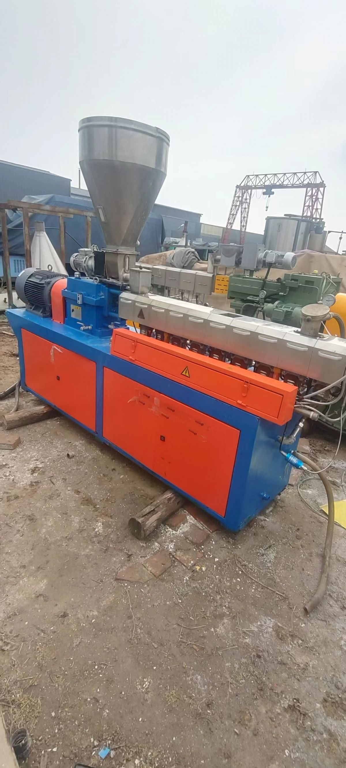 低价出售二手科隆威尔75B平行双螺杆造粒机