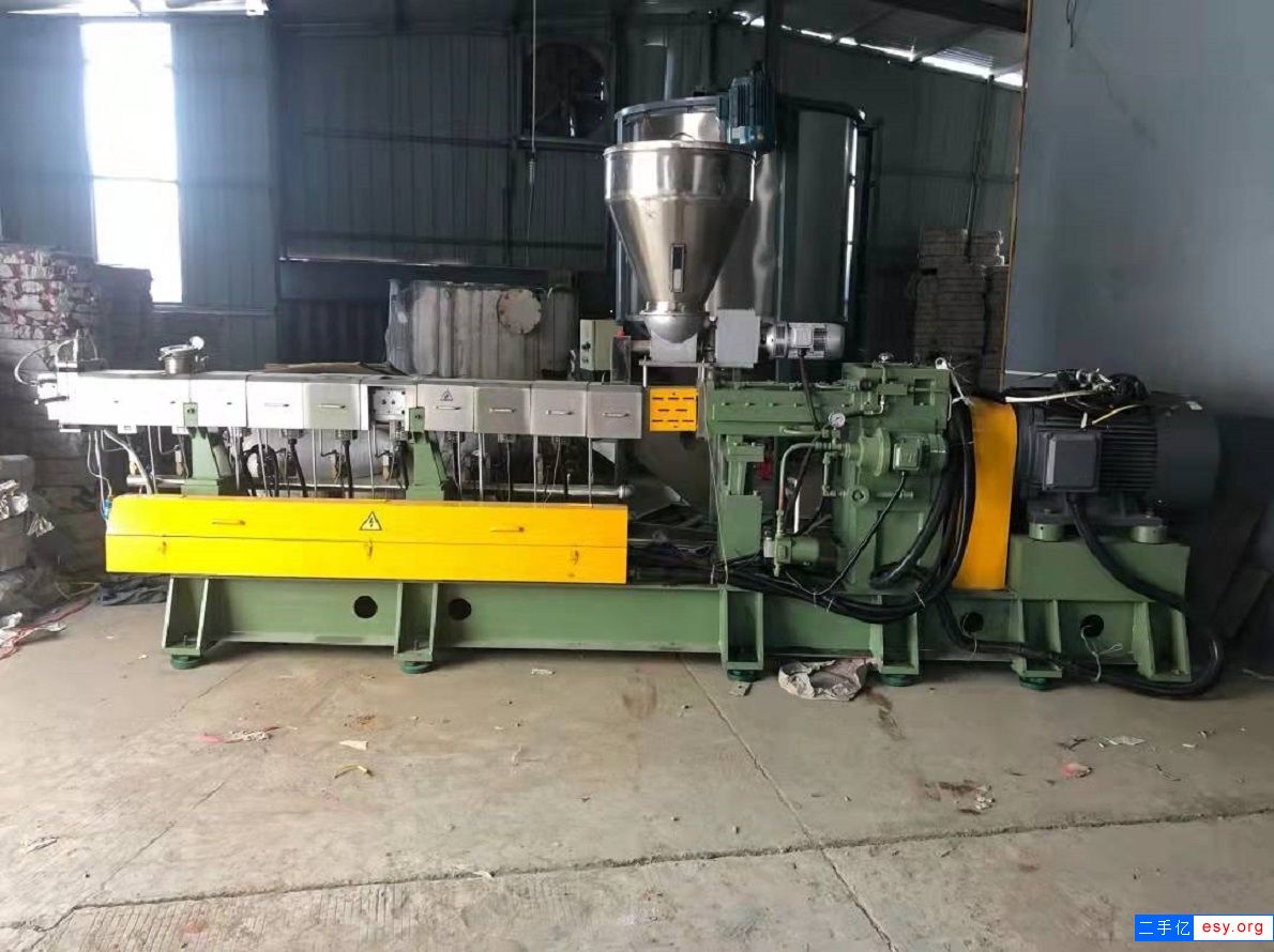 购置出售二手南京杰恩特65D高扭平行双螺杆造粒机