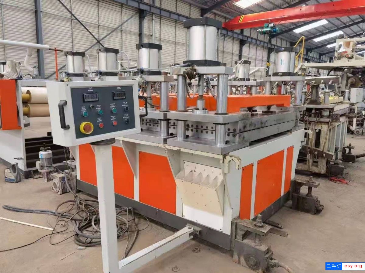 购置出售二手海金纬80锥形双螺杆发泡板生产线