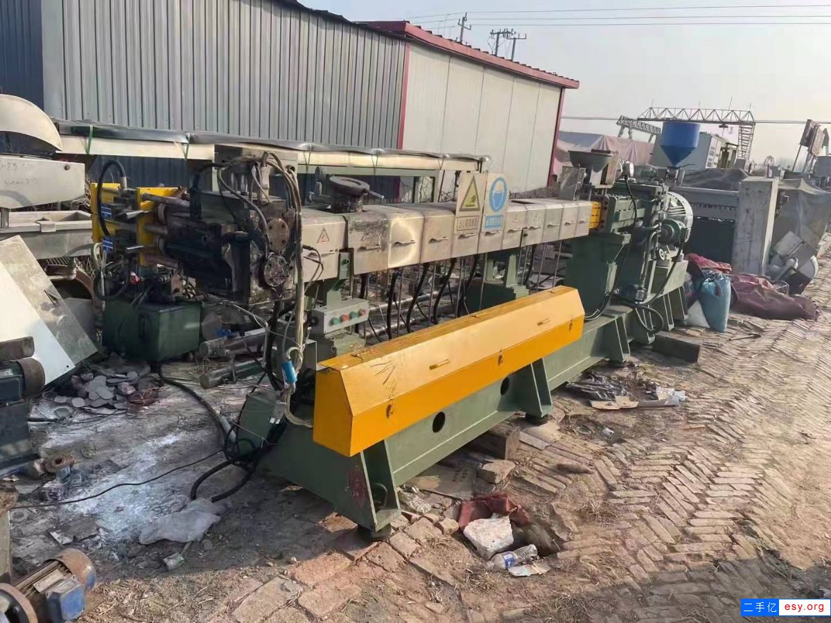 购置出售二手南京杰恩特65D高扭平行双螺杆造粒机