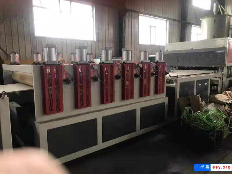 高价回收江苏艾斯曼120.75单螺杆板材生产线