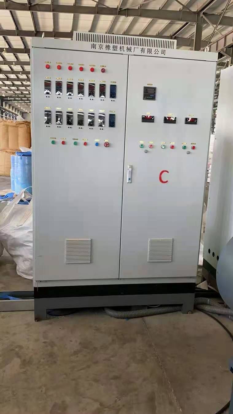 工厂在位出售二手南京橡塑75D高扭平行双螺杆造粒机