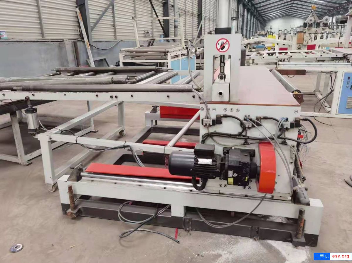 购置出售二手海金纬80锥形双螺杆发泡板生产线