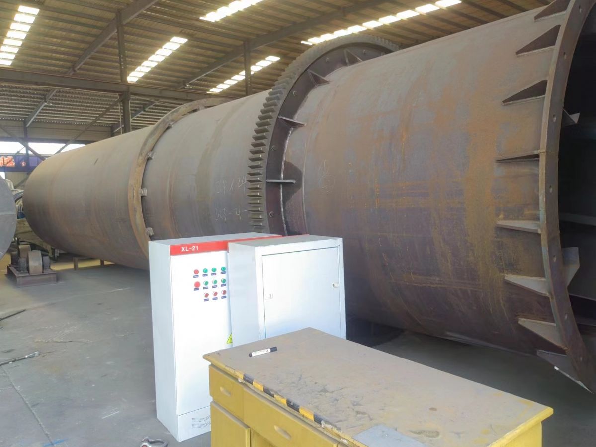 转让二手连续式石英砂烘干机 煤矿转筒干燥机