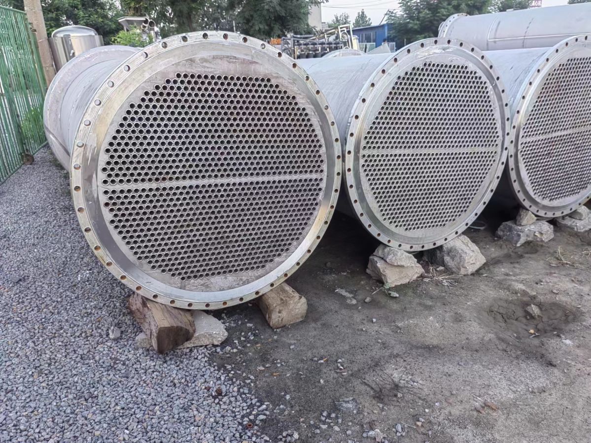 转让二手不锈钢列管冷凝器304 316材质无缝管 管式换热器支持定做