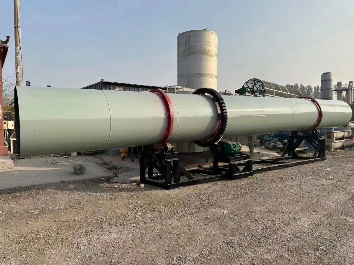 出售二手三回程滚筒烘干机 三筒石英砂回转窑烘干机