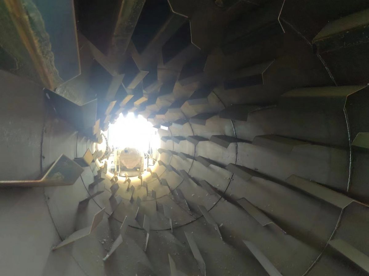 转让二手连续式石英砂烘干机 煤矿转筒干燥机