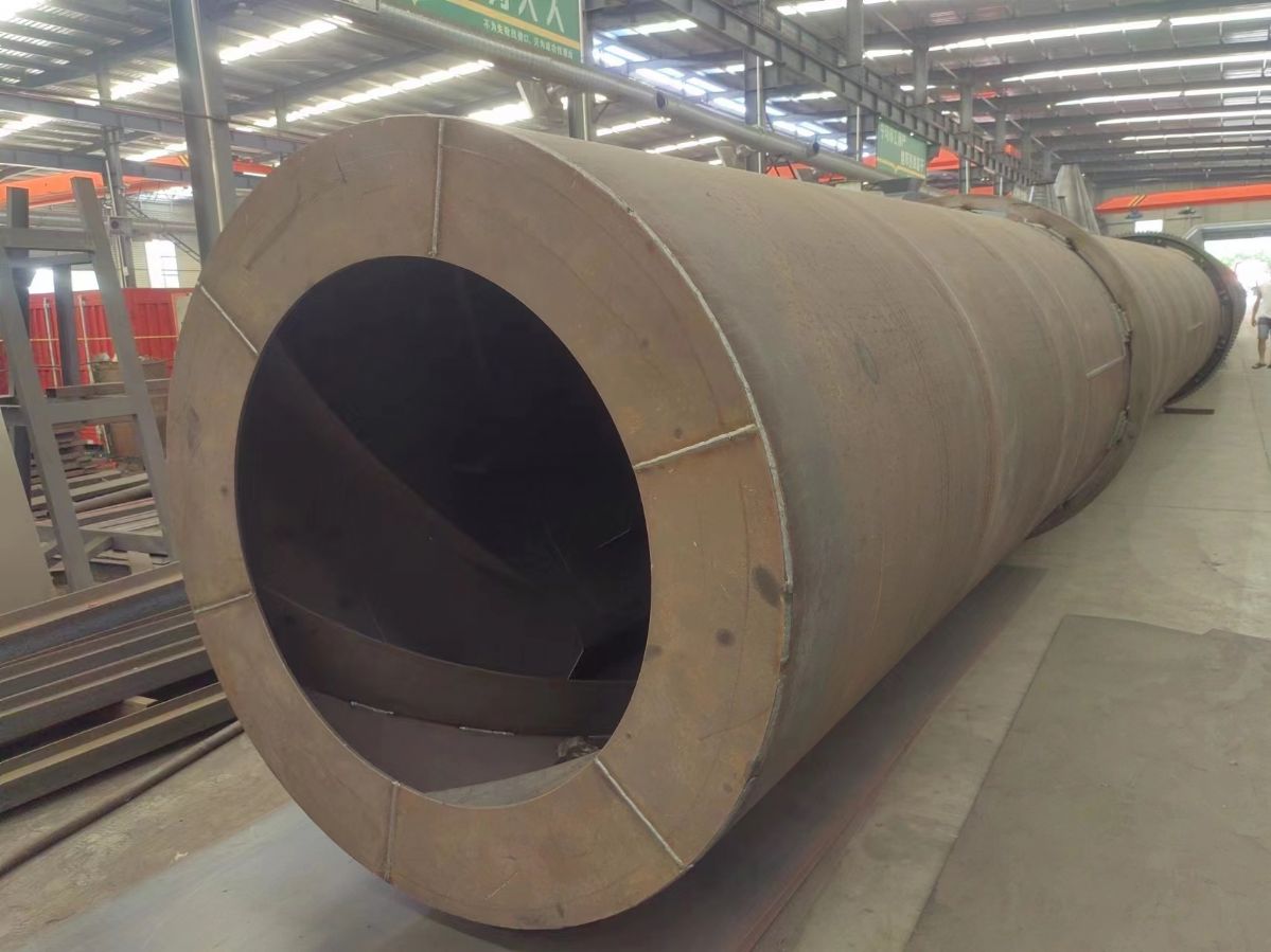 出售二手矿粉三筒烘干机 转筒烘干机 二手有机肥滚筒烘干机