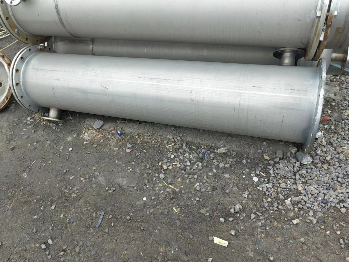 二手不锈钢列管冷凝器、机械密封性好、蒸发式循环换热器