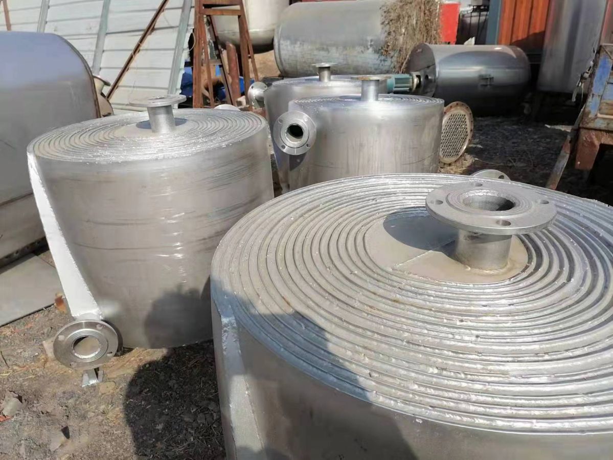 钛材列管冷凝器 耐腐蚀不锈钢换热器 碳钢螺旋板换热器