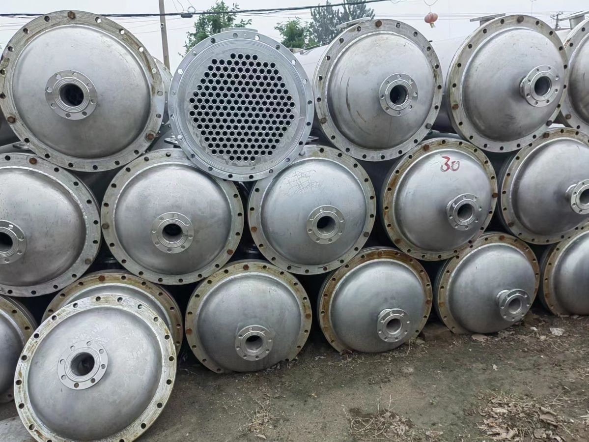 不锈钢高压冷却器、换热降温设备 二手列管冷凝器用途广泛