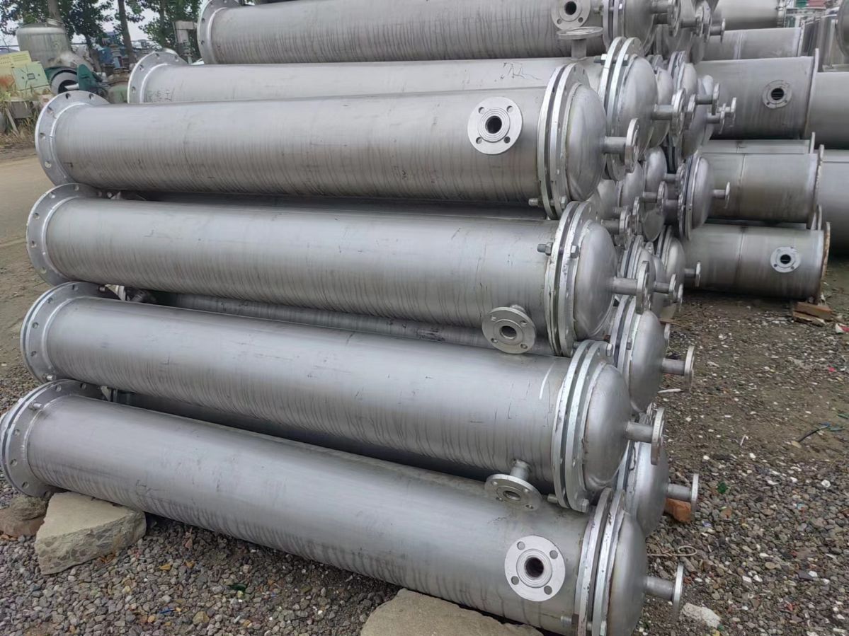 二手不锈钢列管冷凝器、机械密封性好、蒸发式循环换热器