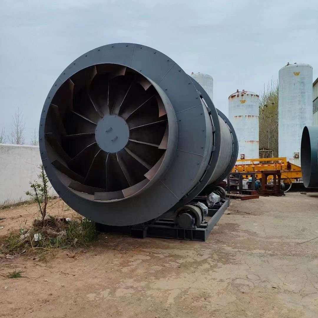 出售二手大型三回程砂浆烘干机 二手回转筒烘干机