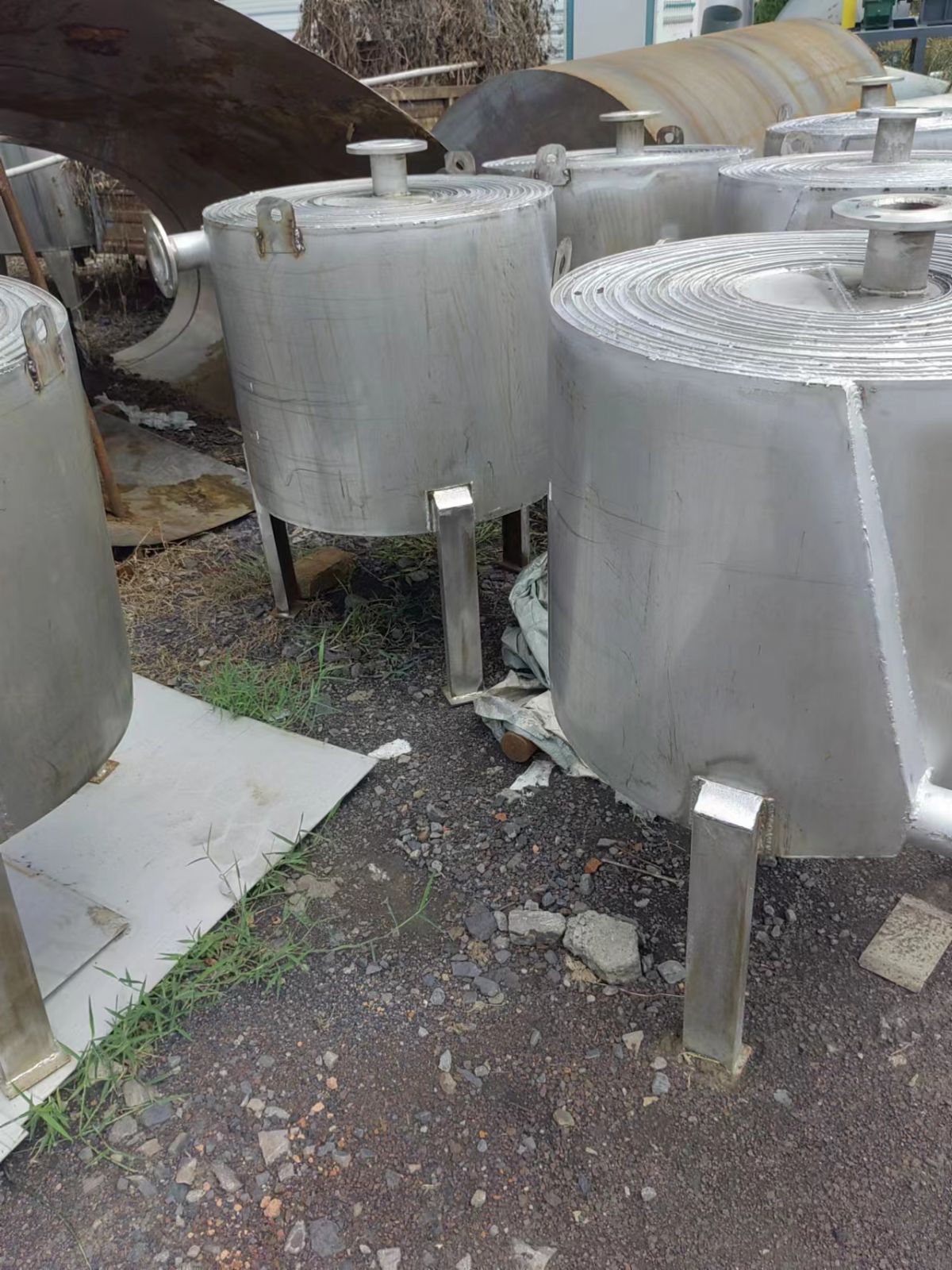 钛材列管冷凝器 耐腐蚀不锈钢换热器 碳钢螺旋板换热器