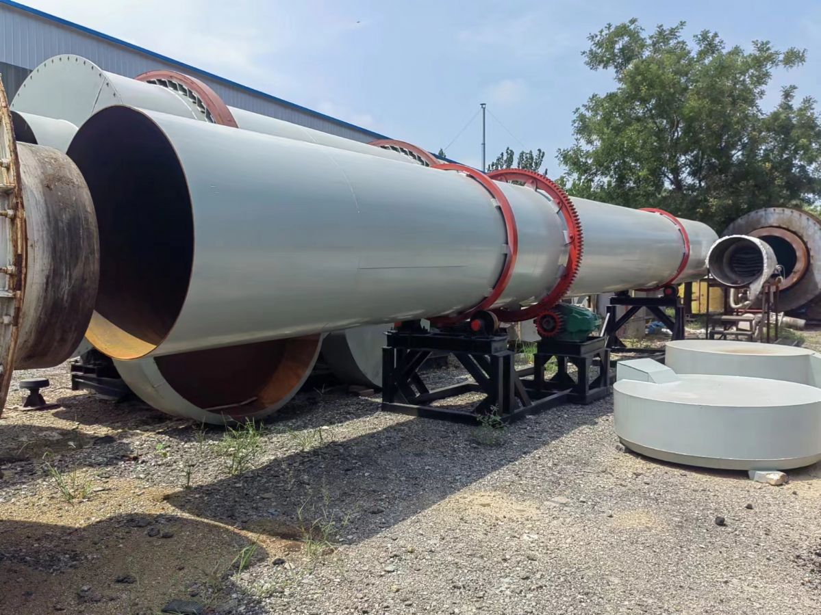 三回程干燥机、3.2米X7米三筒烘干机、滚筒锯末烘干机回转滚筒烘干机