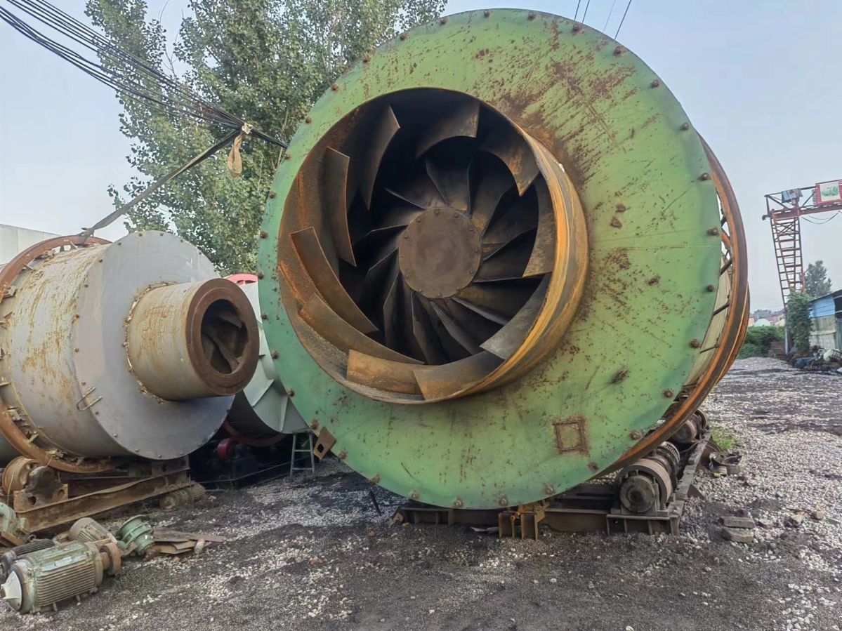 出售二手矿粉三筒烘干机 转筒烘干机 二手有机肥滚筒烘干机