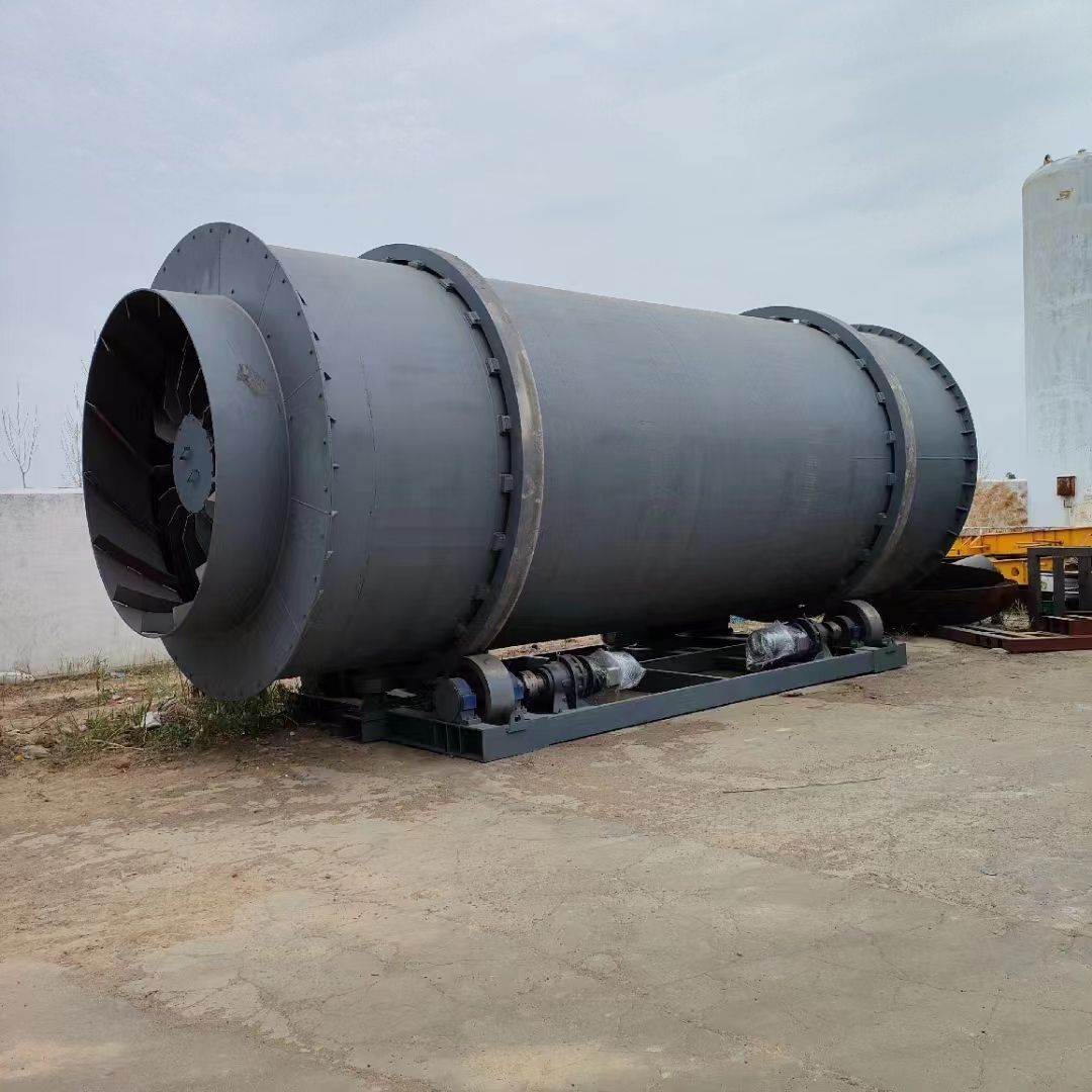 出售二手大型三回程砂浆烘干机 二手回转筒烘干机