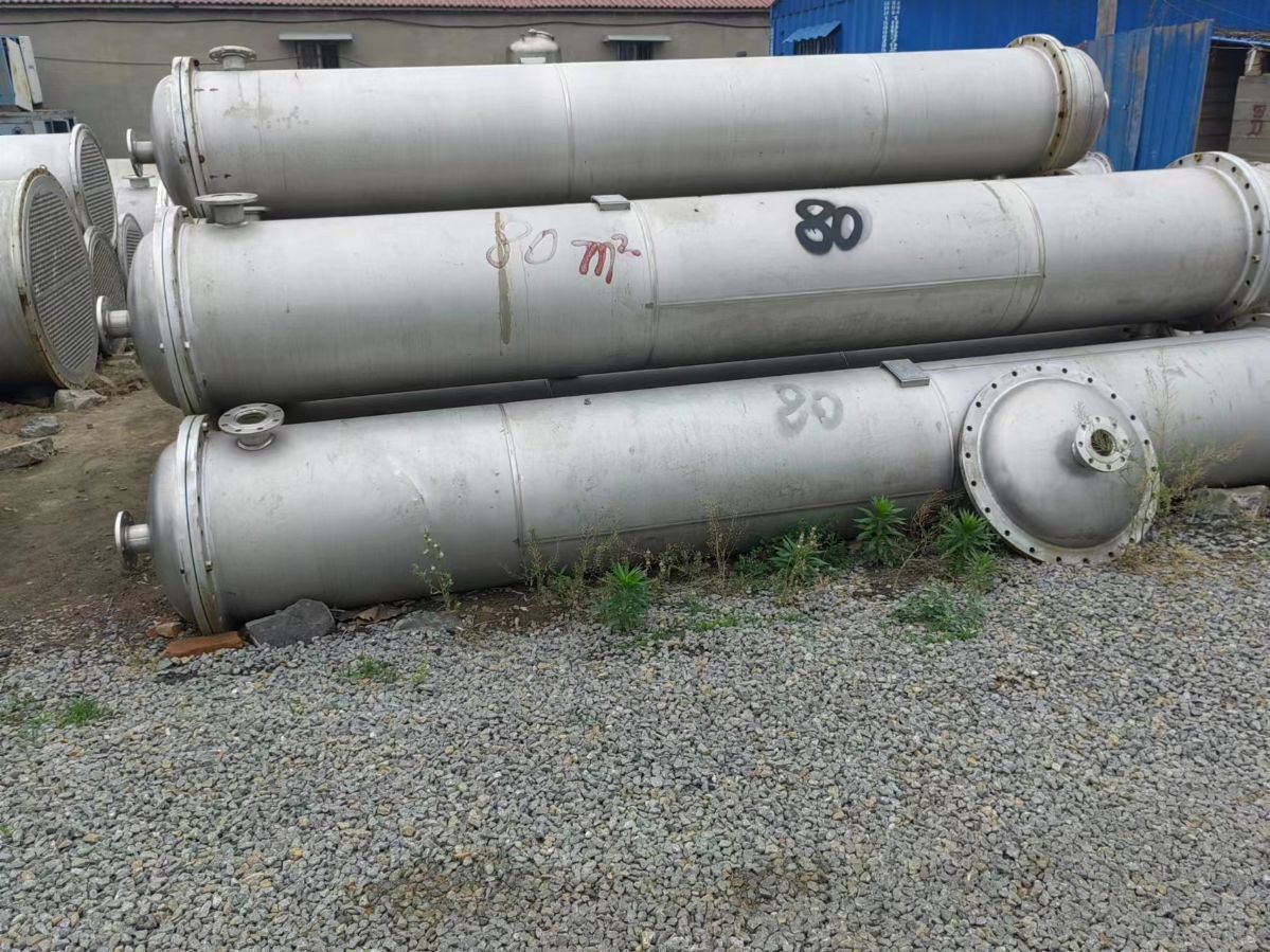 不锈钢高压冷却器、换热降温设备 二手列管冷凝器用途广泛