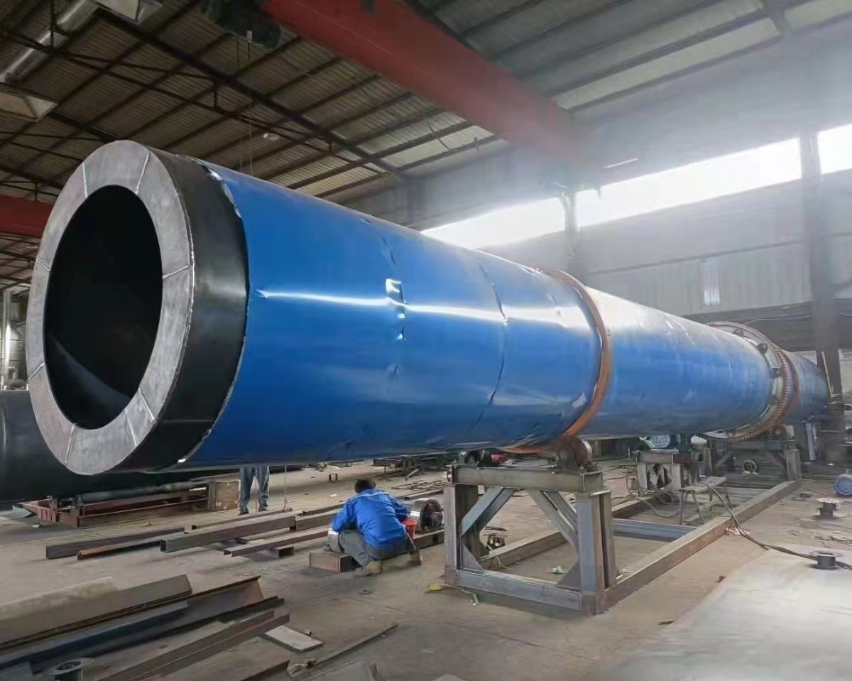 出售二手三回程滚筒烘干机 三筒石英砂回转窑烘干机