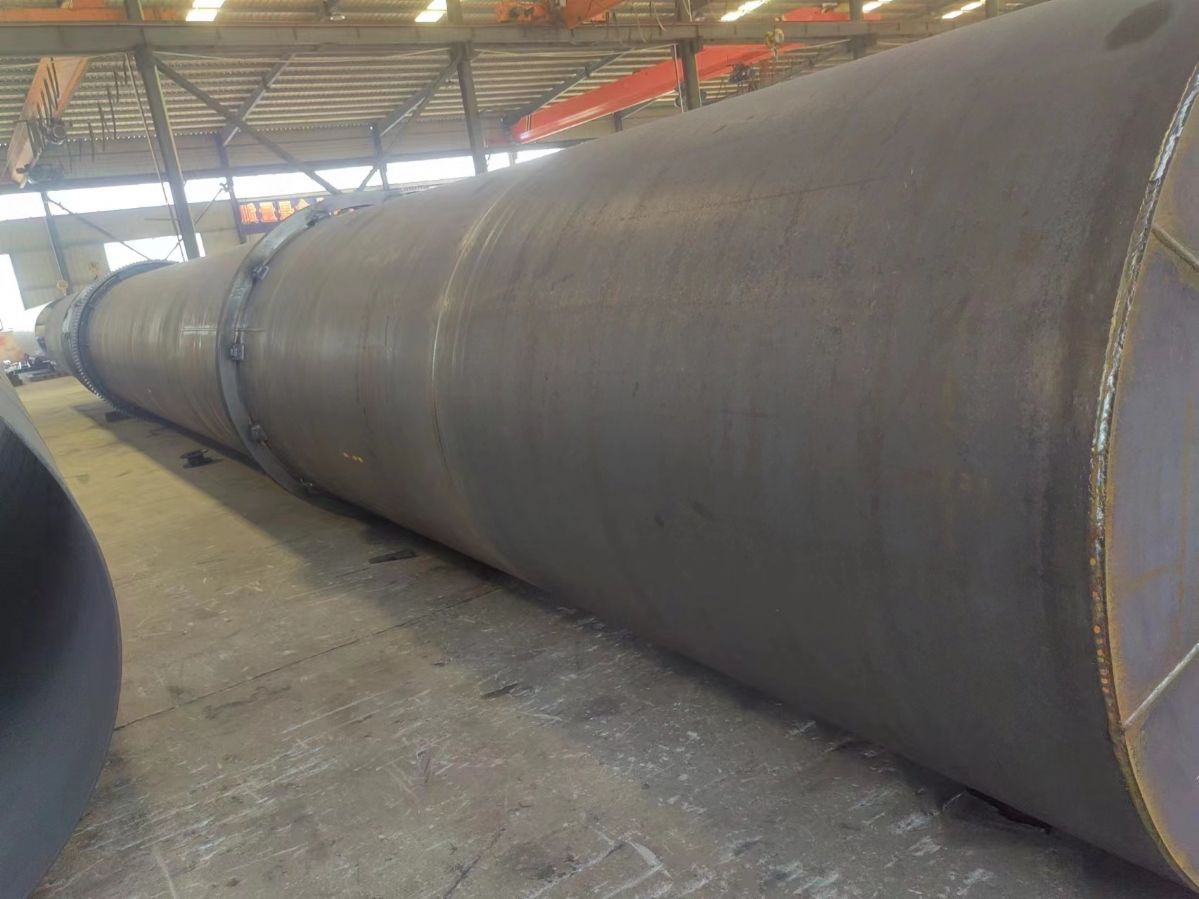 二手1米2X12米滚筒烘干机、锯末三回程沙子烘干设备加工定做