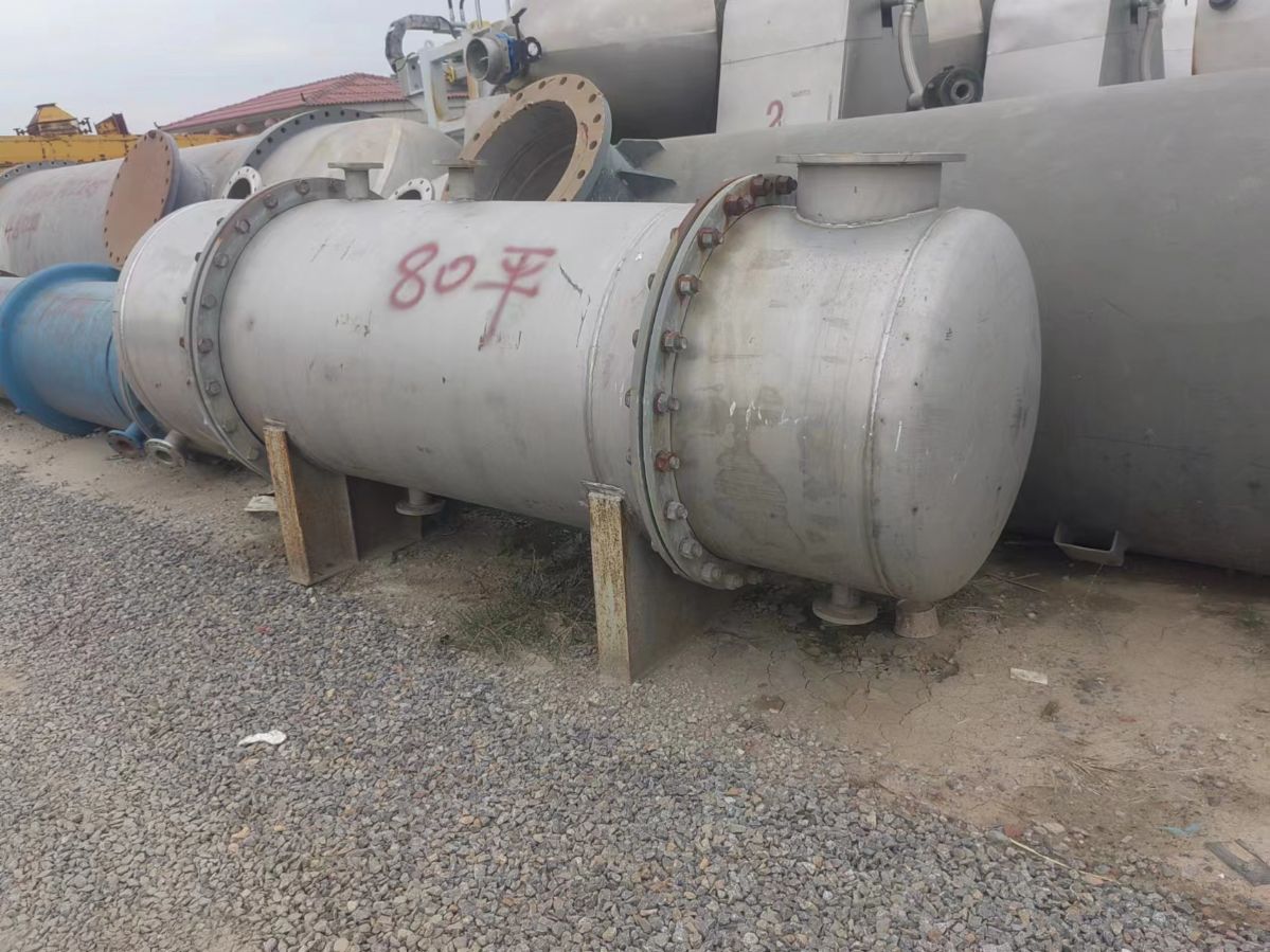 转让二手不锈钢列管冷凝器304 316材质无缝管 管式换热器支持定做