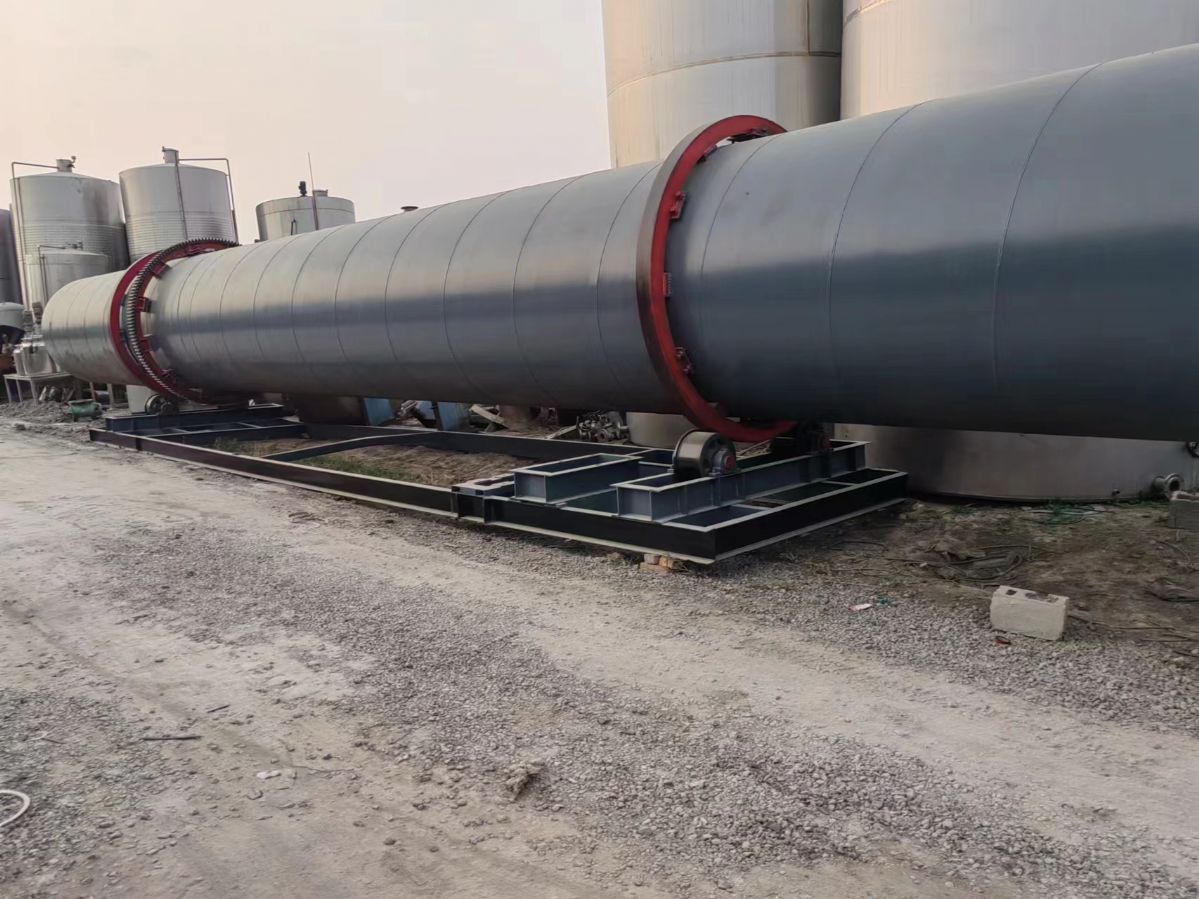 出售二手三回程滚筒烘干机 三筒石英砂回转窑烘干机