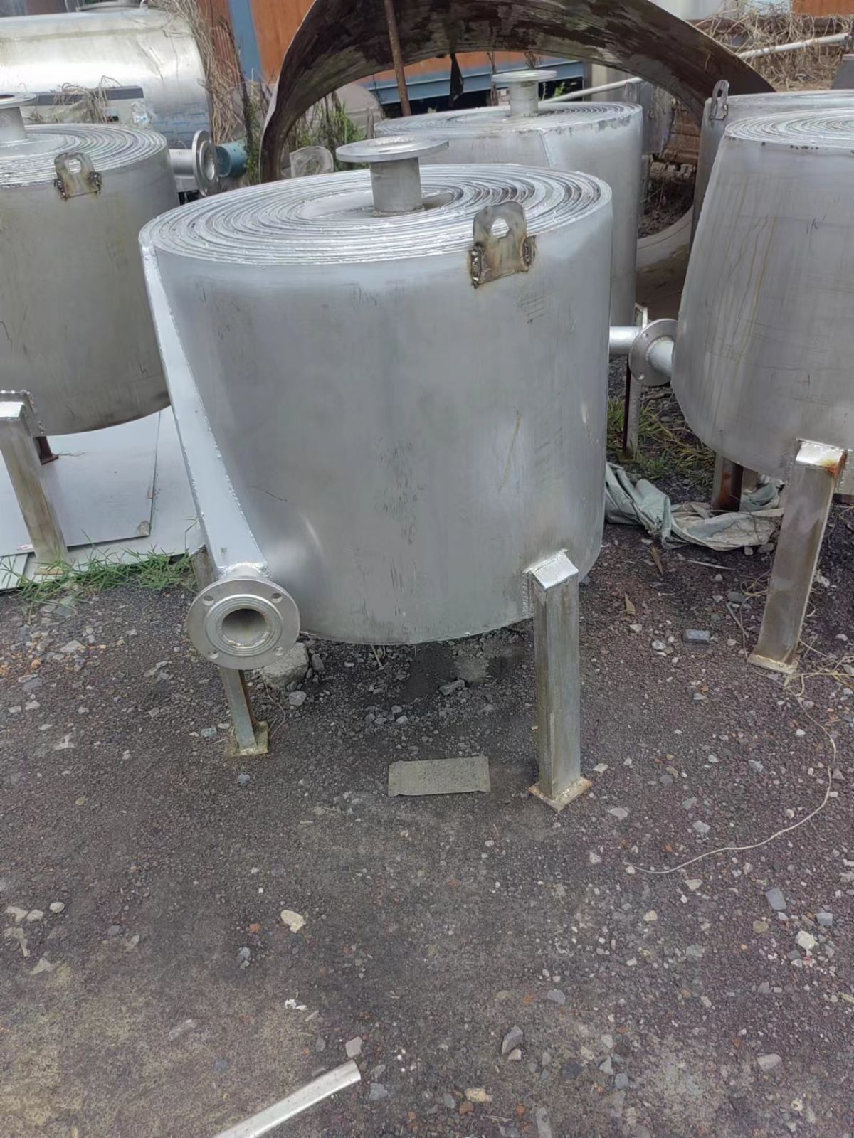 钛材列管冷凝器 耐腐蚀不锈钢换热器 碳钢螺旋板换热器