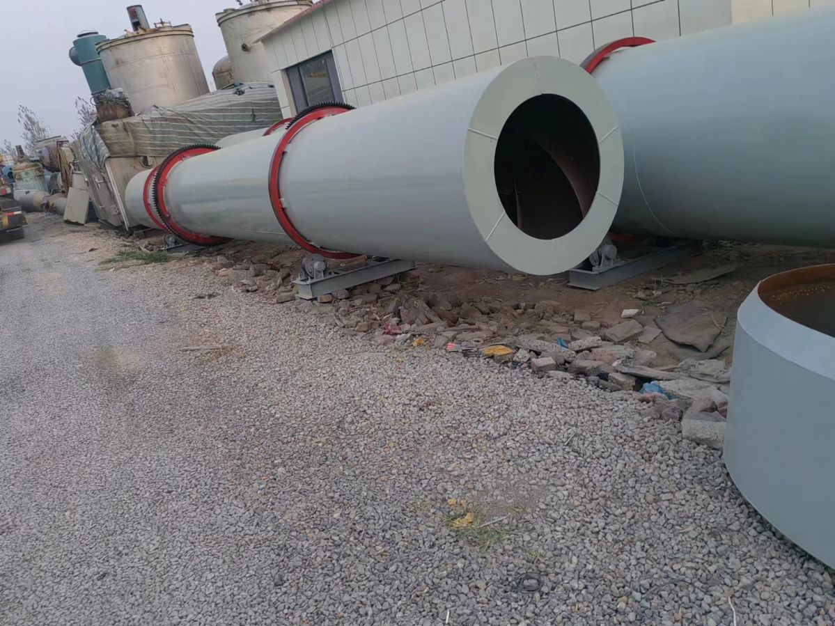 出售二手三回程滚筒烘干机 三筒石英砂回转窑烘干机