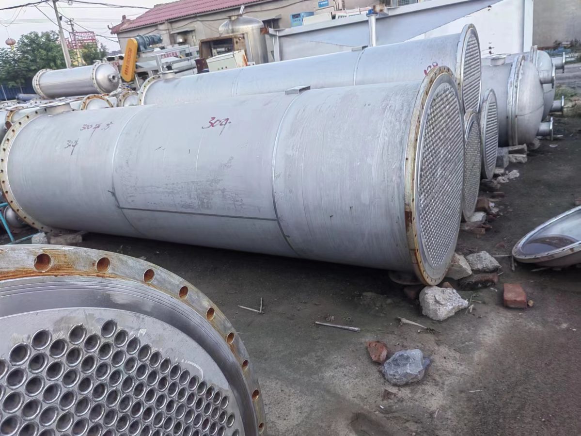 转让二手不锈钢列管冷凝器304 316材质无缝管 管式换热器支持定做