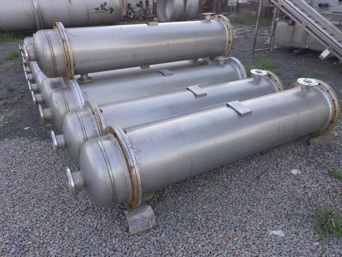 转让二手不锈钢列管冷凝器304 316材质无缝管 管式换热器支持定做