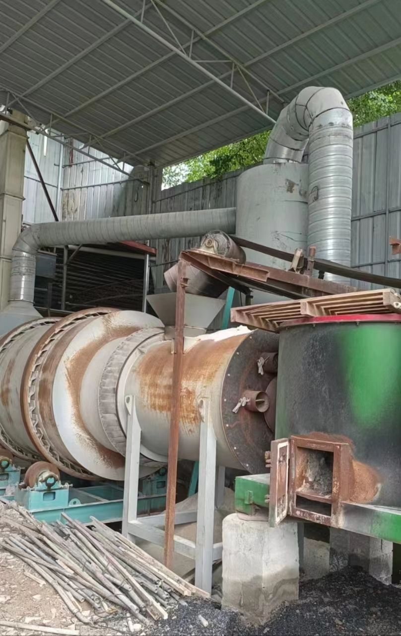 转让二手三回程长石粉烘干机三筒干燥机设备支持定做