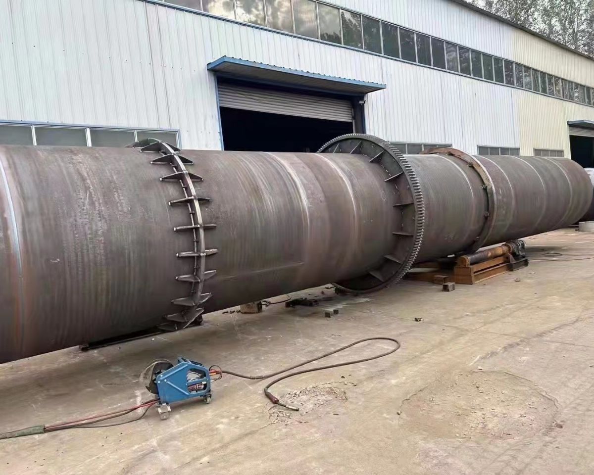 出售二手三回程滚筒烘干机 三筒石英砂回转窑烘干机