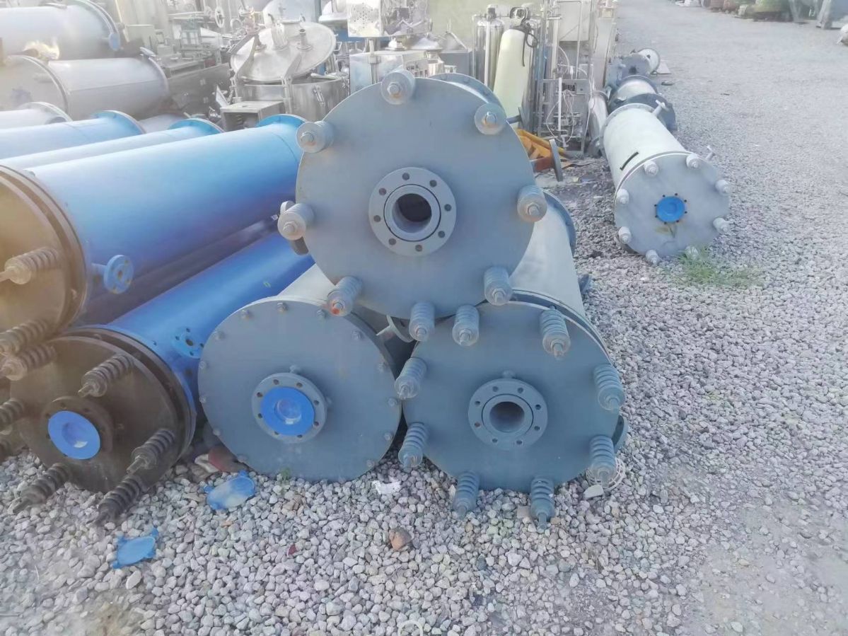 转让二手不锈钢列管冷凝器304 316材质无缝管 管式换热器支持定做