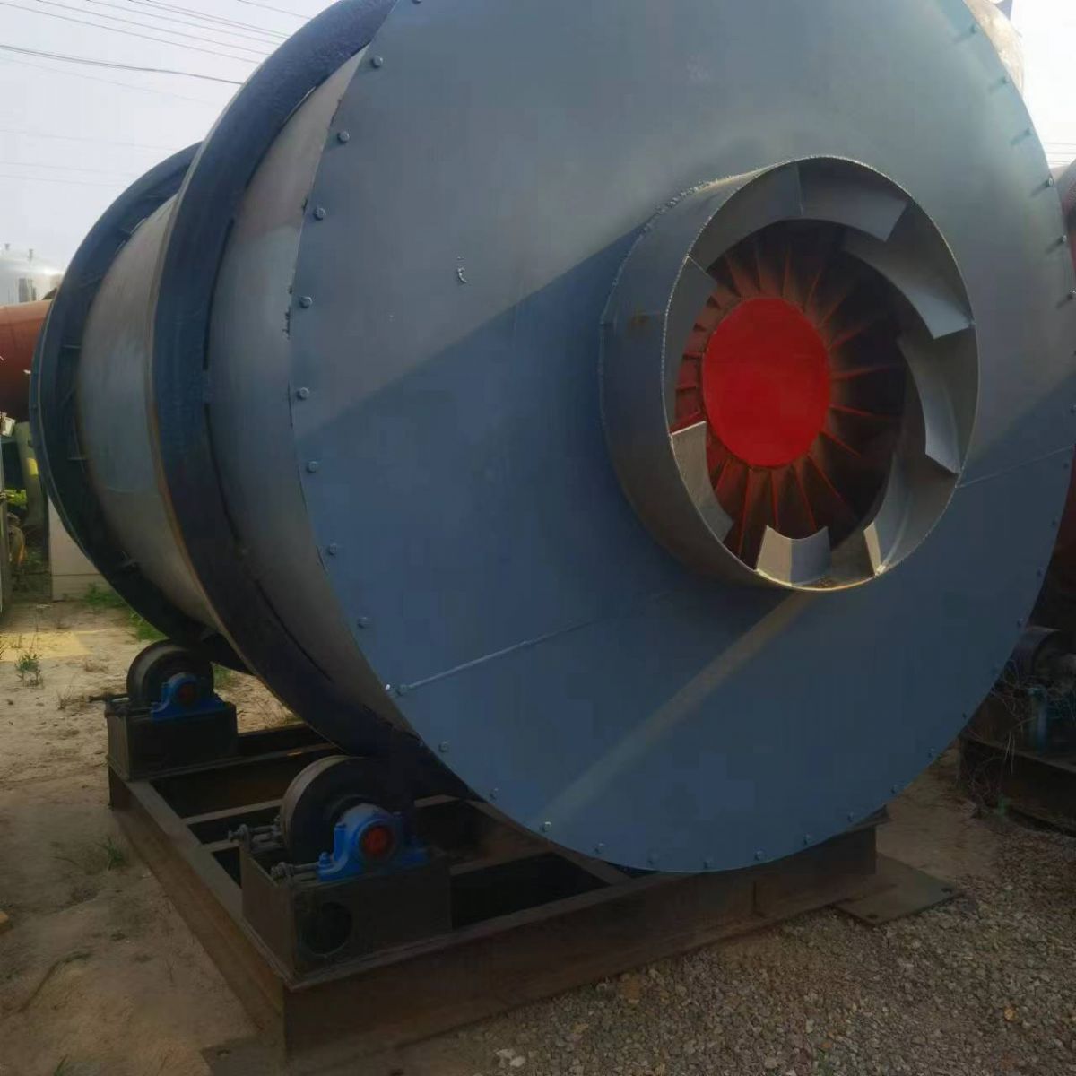 转让二手三回程长石粉烘干机三筒干燥机设备支持定做
