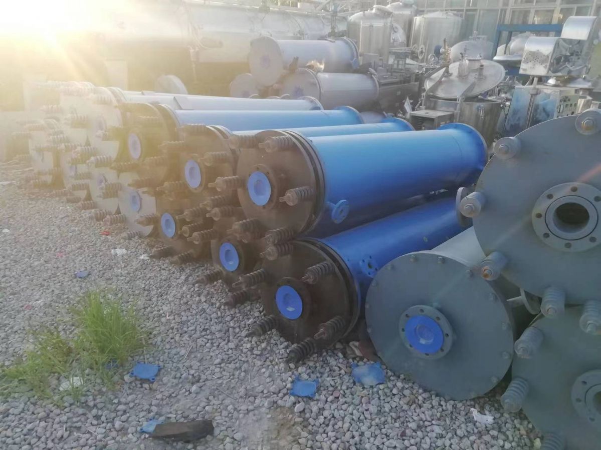 转让二手不锈钢列管冷凝器304 316材质无缝管 管式换热器支持定做