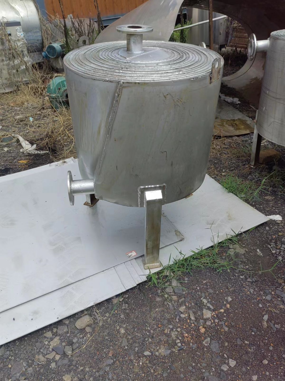 钛材列管冷凝器 耐腐蚀不锈钢换热器 碳钢螺旋板换热器