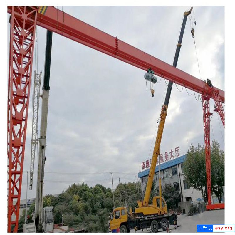 出售回收二手起重机 单双梁 旧航吊行车 各种吨位龙门吊租赁