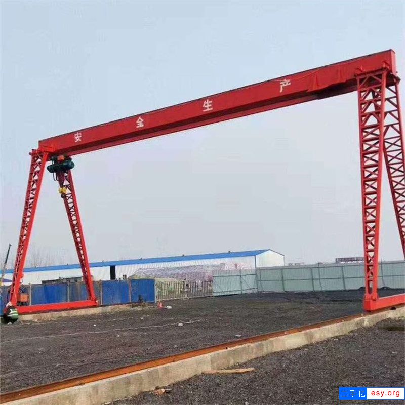 出售10吨16吨二手龙门吊 车间用天车25吨 电动葫芦 各种道轨驼梁