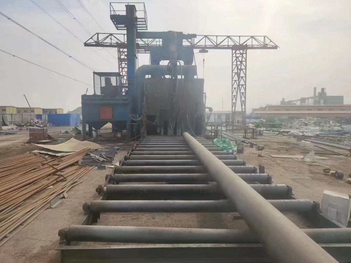 转让3米乘3米通过式抛丸清理机，二手抛丸机，品质保证