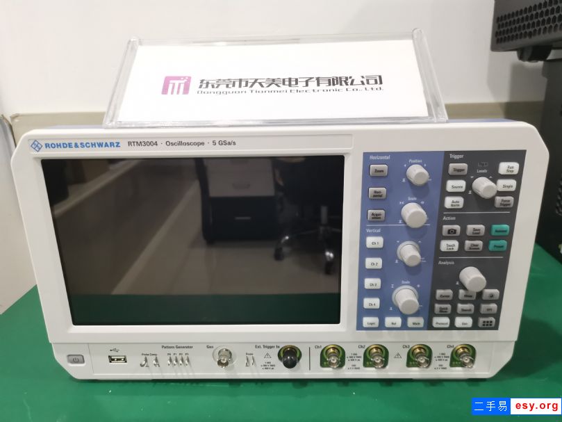 RS罗德与施瓦茨RTM3004示波器 500MHz带宽 5G采样率