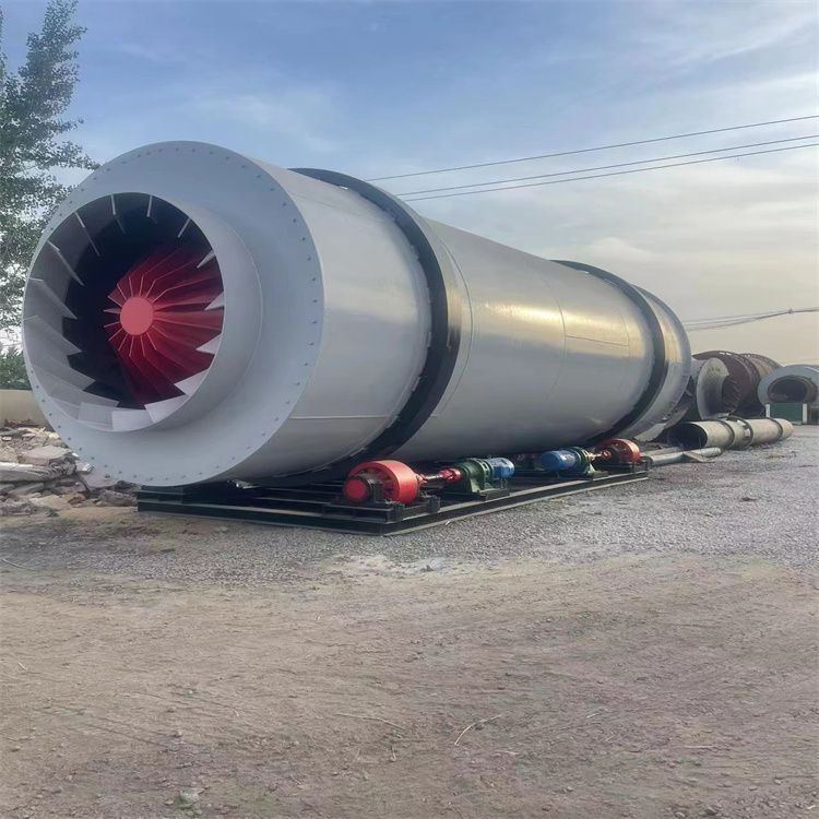 处理3.2x7米三回程烘干机 二手机制砂河沙烘干机