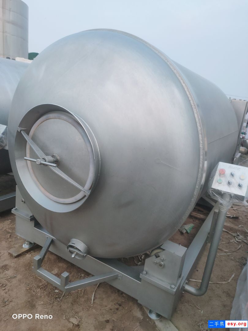 出售9成新液压真空滚揉机整鸡腌制入味机变频调速滚揉机