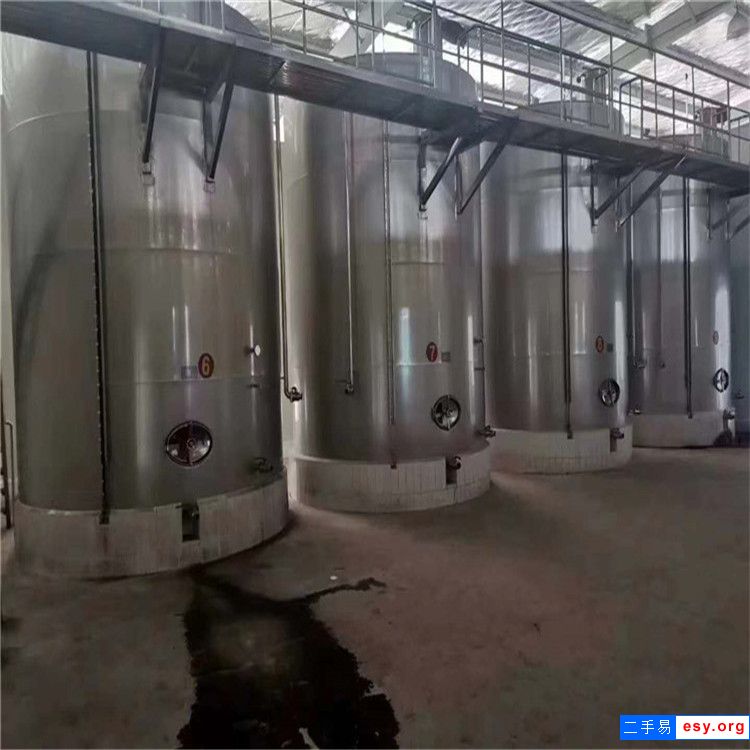 转让304不锈钢存罐二手葡萄酒不锈钢储罐各种型号立式储罐 双层储存罐