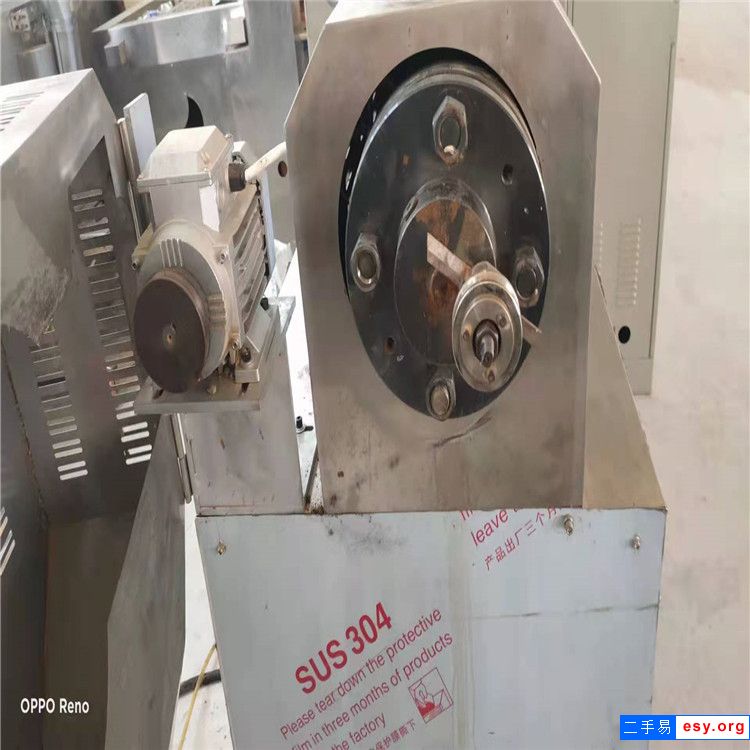 转让二手双螺杆狗粮膨化机膨化机生产线宠物膨化休闲食品加工设备微波